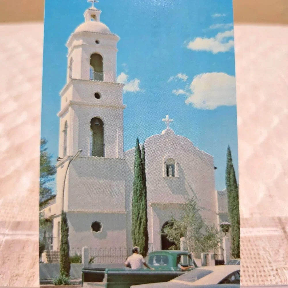 Vintage 1970's Our Lady of Guadalupe Church Mexico McGrew Postcard UNP